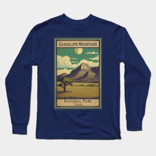 Guadalupe Mountains National Park Travel Poster Long Sleeve T-Shirt